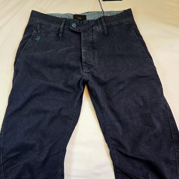 G STAR RAW Correct Men’s RCT Omega 3D Bow Tapered Twill Cinched Pants 31 x 34 - Picture 3 of 10